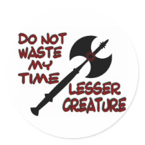 Lesser Creature Sticker by WoWCrazy Lesser Creature Sticker
