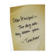 Lesson Plan Postcard