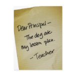 Lesson Plan postcards