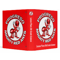 Lesson Plans Binder Progreso Red Ants