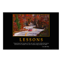 Lessons Poster posters