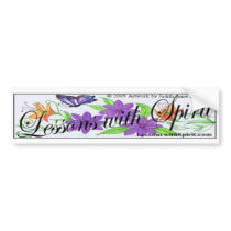 Lessons with Spirit Bumper Sticker bumper stickers