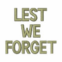 Lest We Forget Embroidered Shirt Military Tribute embroidered shirts by artist_kim_hunter Lest We Forget Embroidered Shirt Military Tribute embroidered shirts