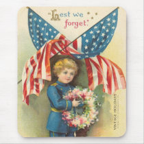 Lest We Forget Memorial Day Mouse Mat