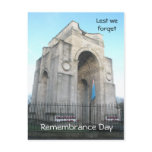 Lest we forget Remembrance Day postcards