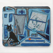 Lestat the Cat Mouse Pads