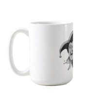 Lester the jester mugs by CHUCKLEMEDIA Lester the jester mugs