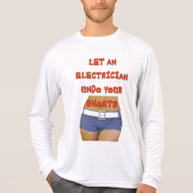 LET AN ELECTRICIAN UNDO T SHIRTS