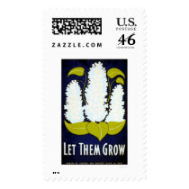 Let Flower Grow 1938 WPA Stamp