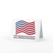 Let Freedom Ring card