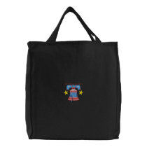 Let Freedom Ring embroidered bags by ZazzleEmbroidery Let Freedom Ring embroidered bags