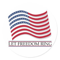 Let Freedom Ring stickers