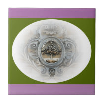 Let Glasgow Flourish Coat of Arms Gift Tile