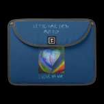 Let Go Have Faith and Fly  Macbook flap Sleeve 13" macbook sleeves