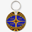 Let Go,Let God_Keychain by ELENNE Let Go,Let God_Keychain