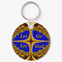 Let Go,Let God_Keychain by ELENNE Let Go,Let God_Keychain