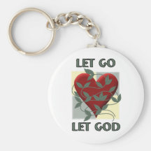 Let Go Let God Keychain