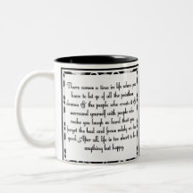 Let go of drama mugs