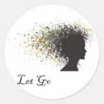 Let Go Yoga Sticker