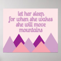 Let Her Sleep Art Print posters