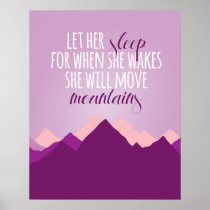 Let Her Sleep Print posters