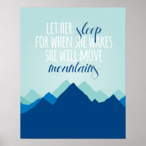 Let Her Sleep Print posters