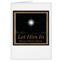 LET HIM IN album cover cards