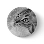 Let is snow  Kitty Cat Button