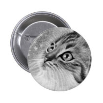 Let is snow  Kitty Cat buttons