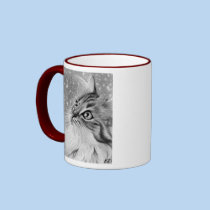 Let is snow  Kitty Cat mugs