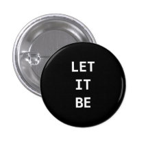 LET IT BE PINBACK BUTTON