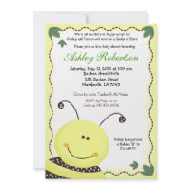 Let it BEE Bumblebee Baby Shower 5x7 Invitation