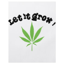 let it grow icon flyers