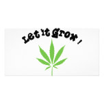 let it grow icon photo card