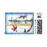 Let-It-Sneaux Stamp