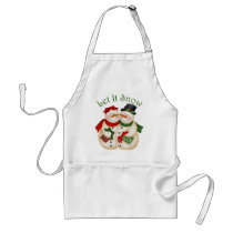 Let It Snow aprons by Aun_T_A Let It Snow aprons