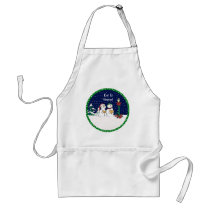 let it snow aprons by TheChristmasBoutique let it snow aprons