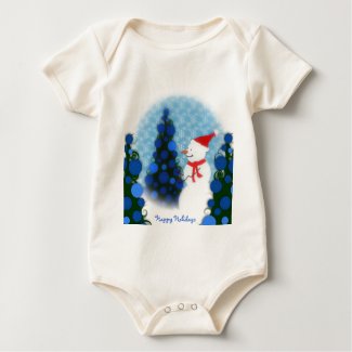 Let it Snow Baby Tshirt Infant Organic Onesie shirt