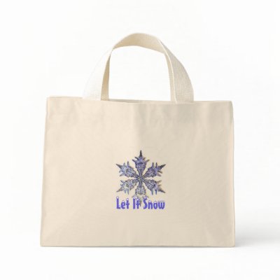 Let It Snow Canvas Bag by Blake4EvA55