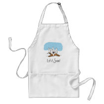 Let it Snow Beagle aprons