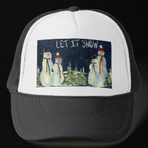 Let it Snow Cap hats