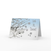 Let it snow cards