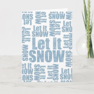 LET IT SNOW card
