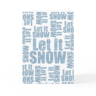 LET IT SNOW card