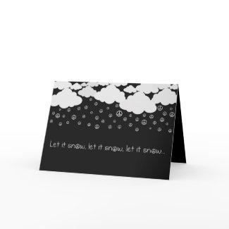 Let It Snow card