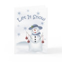 Let It Snow Christmas Card