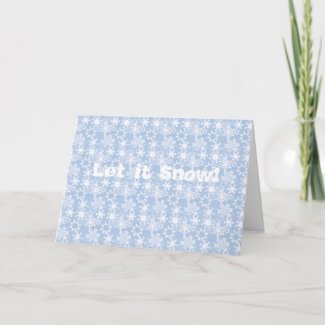 Let it Snow Christmas HOLIDAY CARDS