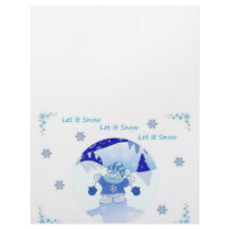 LET IT SNOW CHRISTMAS letterhead by PerGis_NOSaints LET IT SNOW CHRISTMAS letterhead