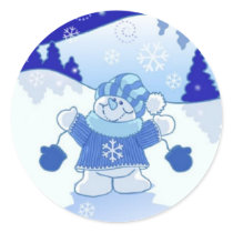 LET IT SNOW CHRISTMAS STICKERS