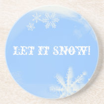 Let it snow coasters